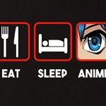 Eat Sleep Anime T-Shirt