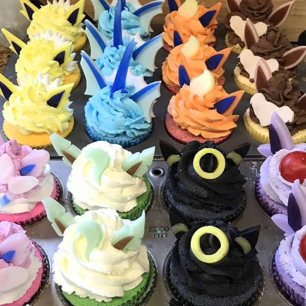 Pokemon Cupcake Bath Bombs