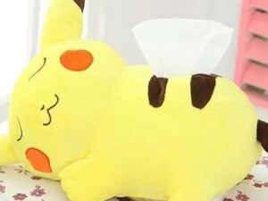 Pokemon Plush Pikachu Tissue Box Cover