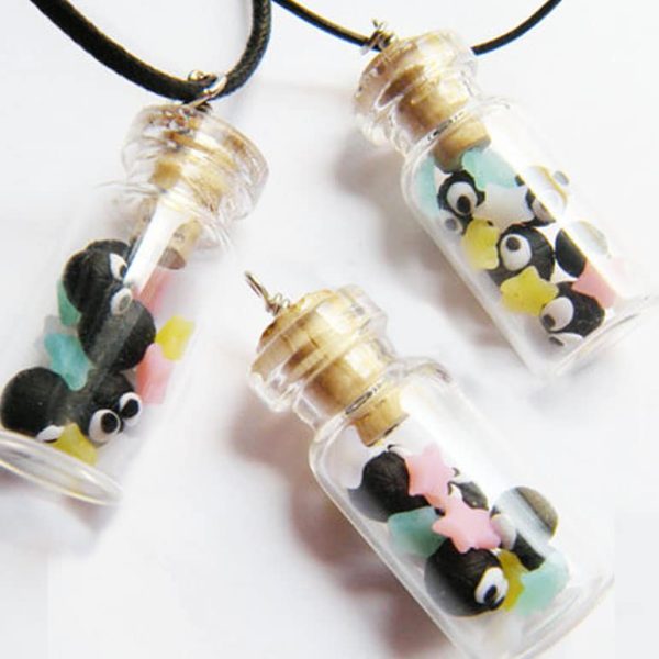 Soot Sprite Bottle Pendant