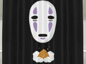 Spirited Away No Face Shower Curtain