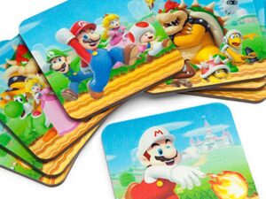 Super Mario 3D Lenticular Coasters