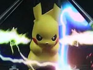 Pokemon Pikachu Thundershock 3D Hologram