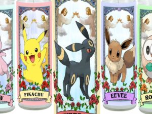 Pokemon Prayer Candles