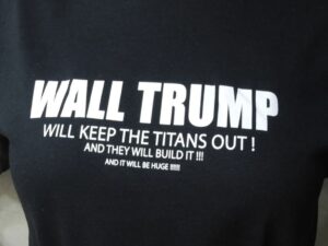 Attack On Titan Wall Trump T-Shirt