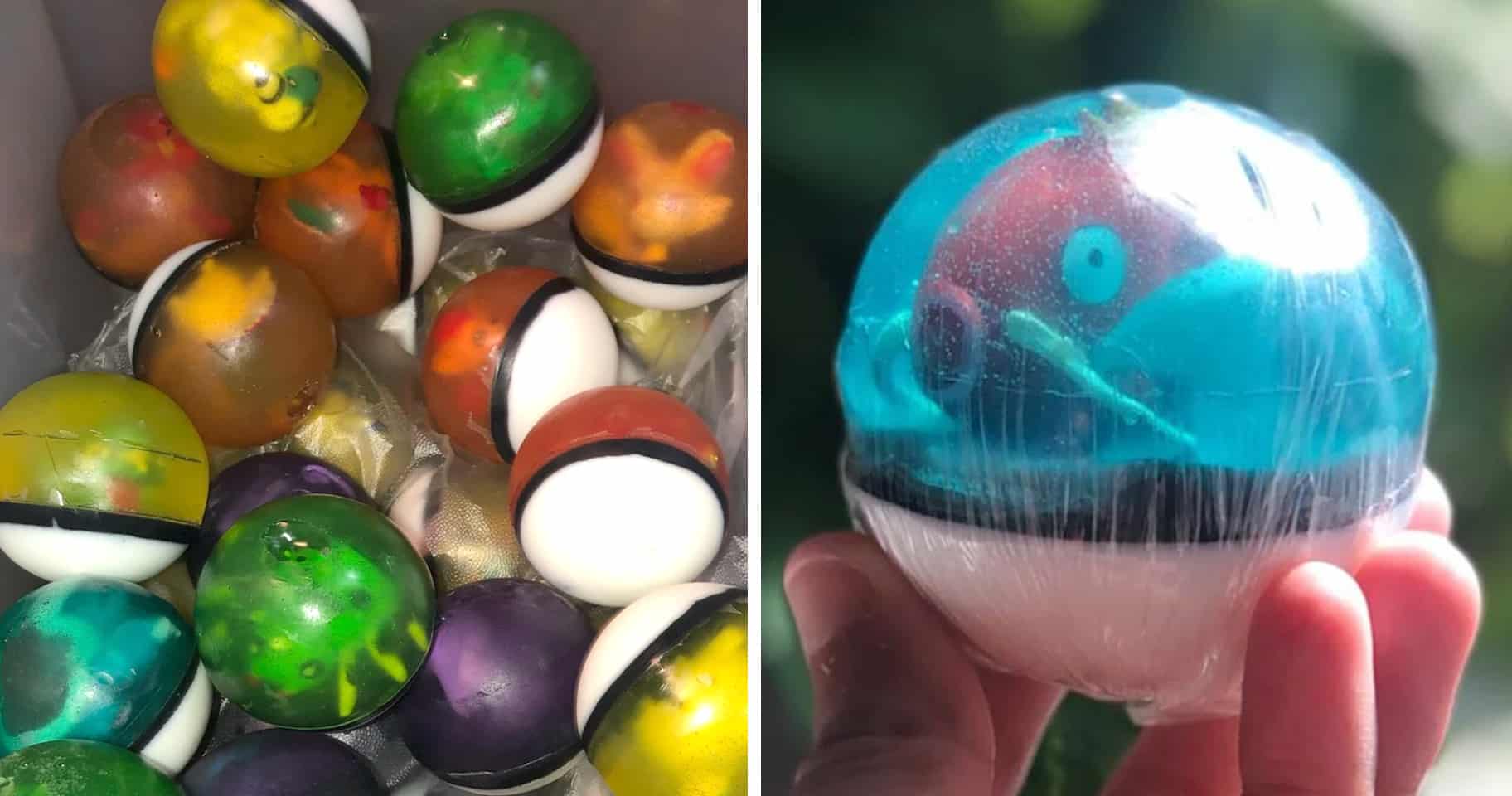 Pokeball Soap With Toy Inside