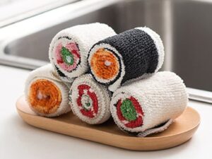 Sushi Rolls Microfiber Cloths