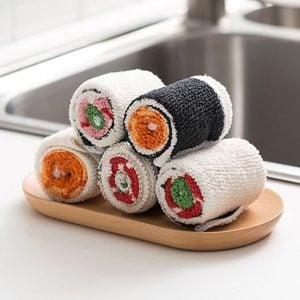 Sushi Rolls Microfiber Cloths