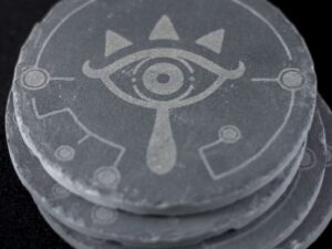 Zelda Sheikah Slate Stone Coasters