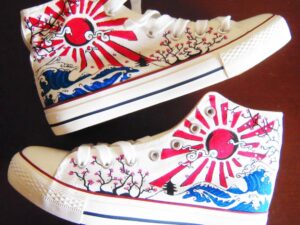 Japanese Hand Painted Shoes