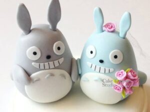 Totoro Wedding Cake Topper