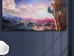 Zelda Breath Of The Wild Oil Canvas