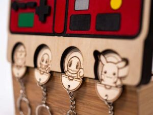 Pokemon Pokedex Keychain Holder