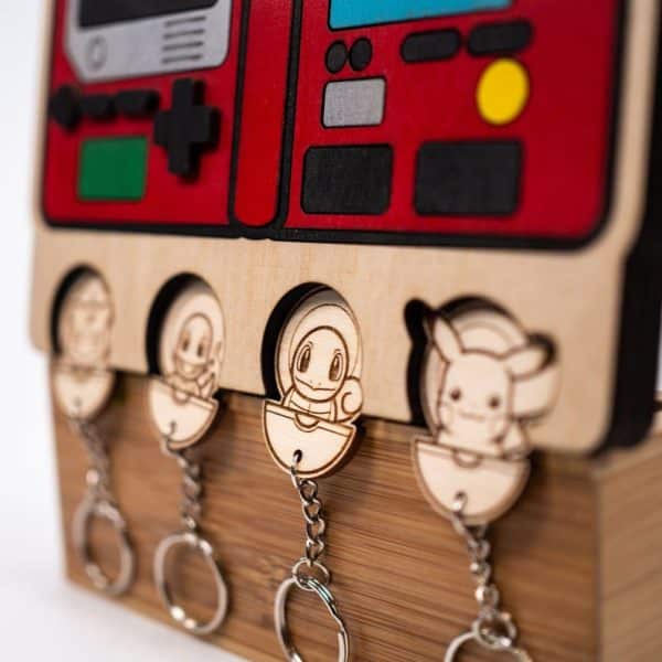 Pokemon Pokedex Keychain Holder