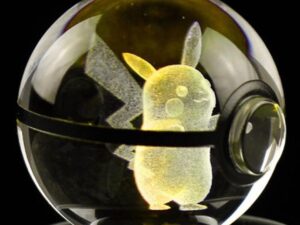 Pokemon LED Crystal Pokeballs