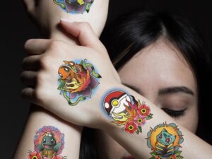Pokemon Temporary Tattoos