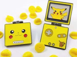 Pikachu Gameboy Advance Hinged Pin