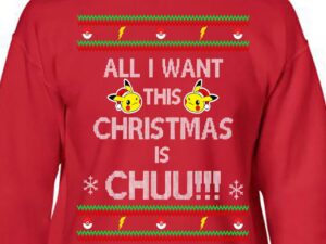 Ugly Pikachu Christmas Sweater