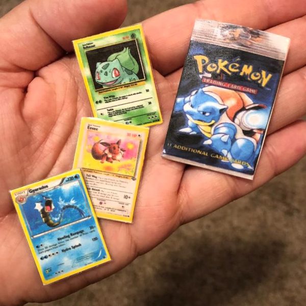 Miniature Pokemon Cards