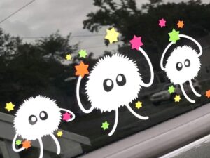 Soot Sprite Family Car Decals