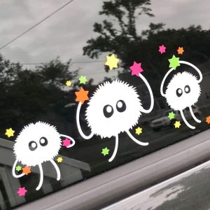 Cute Soot Sprites Car Seat Back Hook Set 2pcs - Ghibli Store