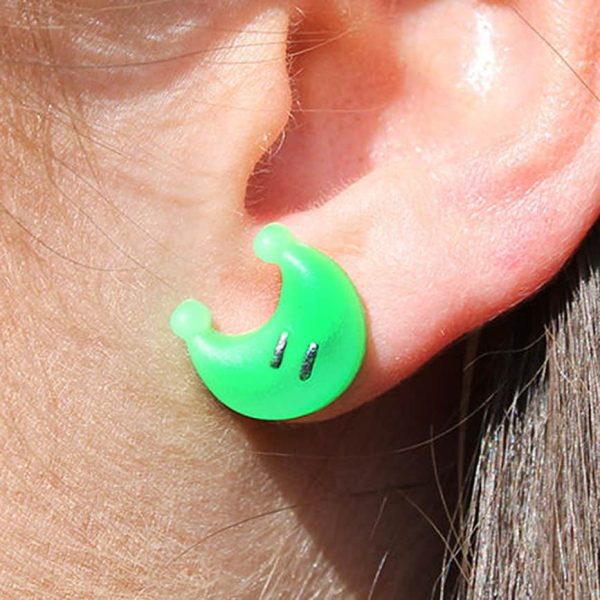 Super Mario Power Moon Earrings