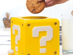 Super Mario Question Block Cookie Jar