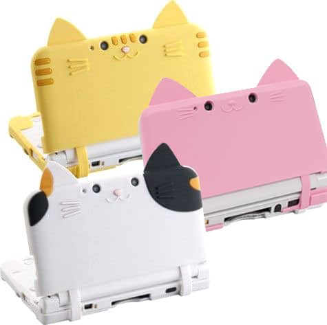 Nintendo 3ds xl cat case new arrivals