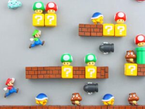Super Mario Fridge Magnets