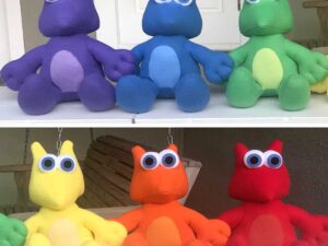 Banjo Kazooie Jinjo Plushies