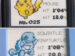 Pokemon Pokedex Cross Stitch Patterns