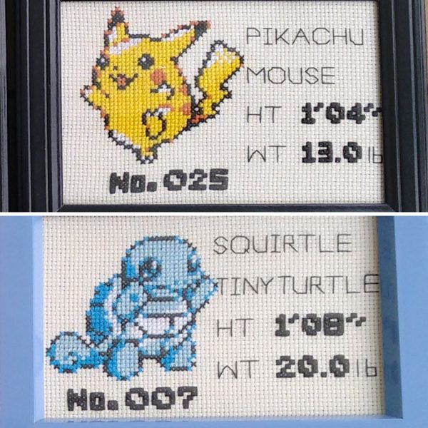 Pokemon Pokedex Cross Stitch Patterns