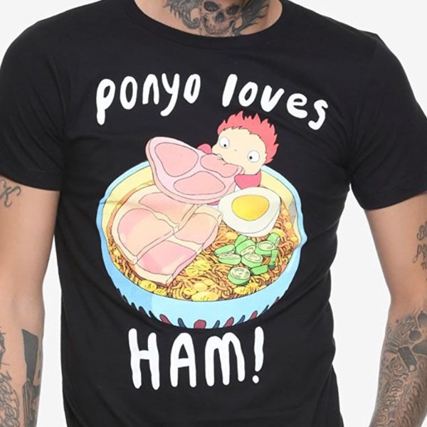 Ponyo Loves Ham T-Shirt