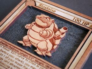 Custom Wooden Pokemon Cards
