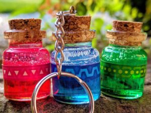 Legend Of Zelda Potion Keychains