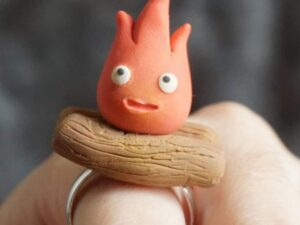 Howl's Moving Castle Calcifer Ring