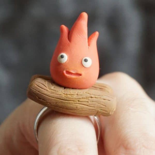 Howl's Moving Castle Calcifer Ring