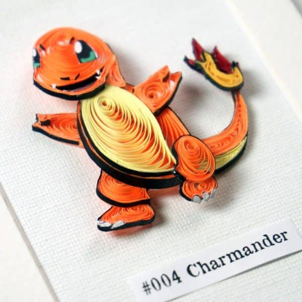 Pokemon Paper Quilling Art