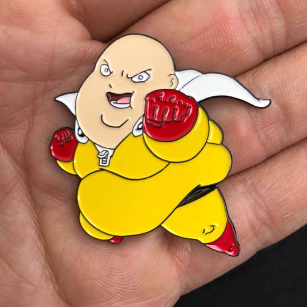 Obese One Punch Man Pin