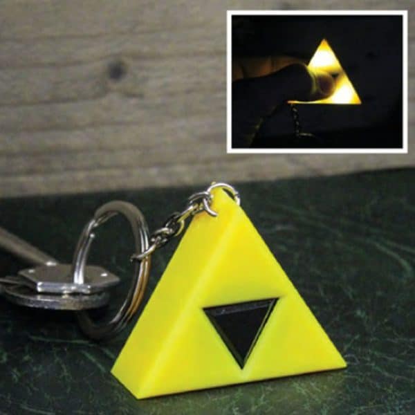 Zelda Triforce Light Up Keychain