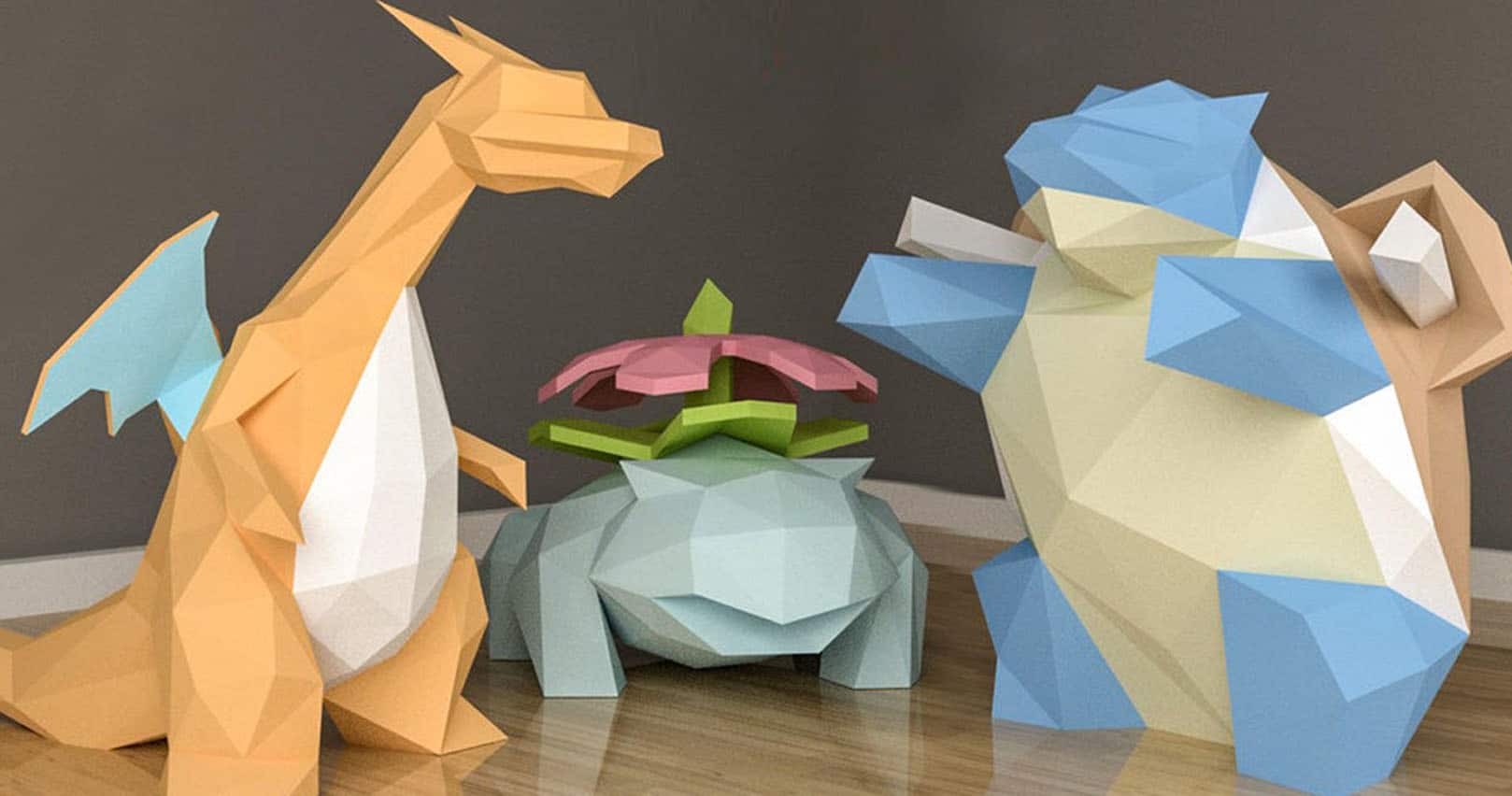 DIY Pokemon Papercrafts