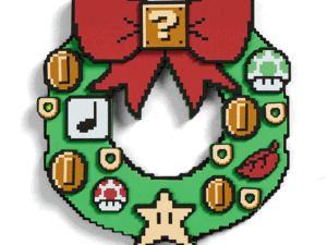 Super Mario Light-Up Wreath