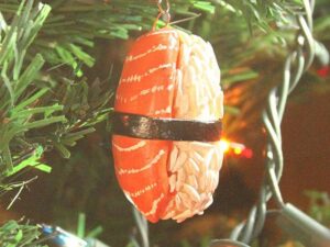 Sushi Christmas Tree Ornament
