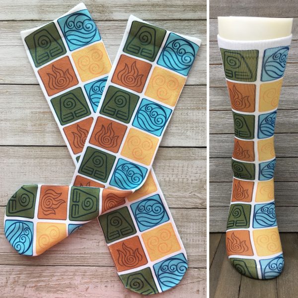 Avatar The Last Airbender Socks