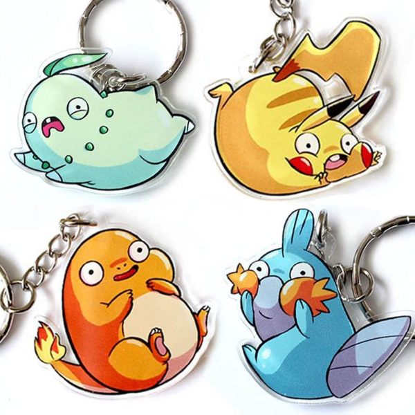 Derpy Pokemon Keychain