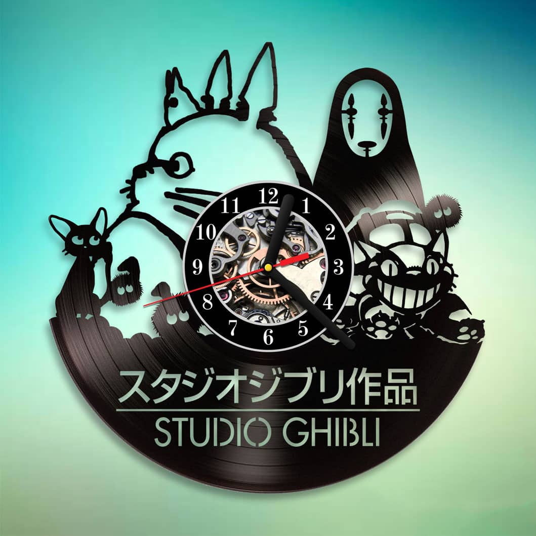 Studio Ghibli Vinyl Clock - Shut Up And Take My Yen