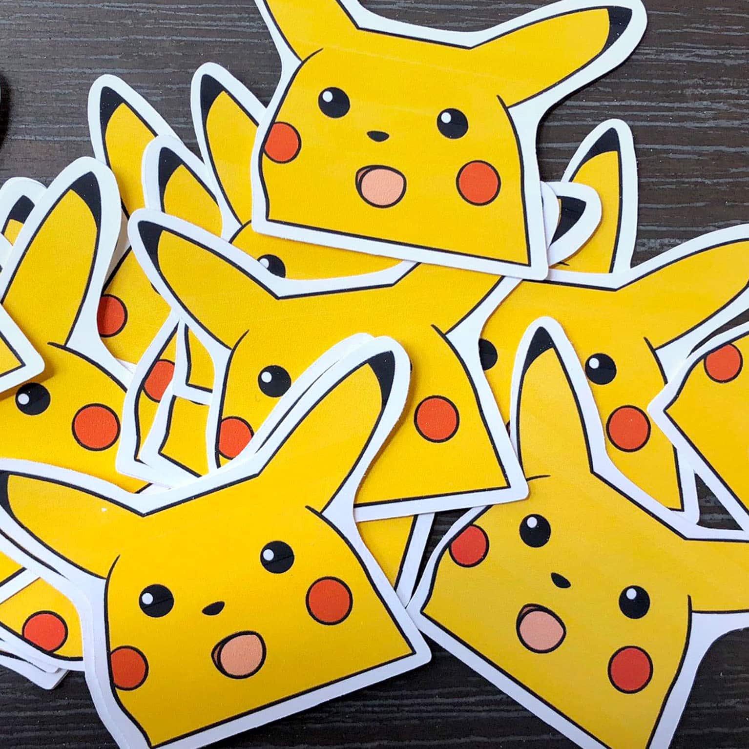 Surprised Pikachu Decal