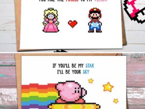 Nintendo Valentine Day Cards