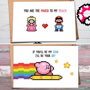 Nintendo Valentine Day Cards