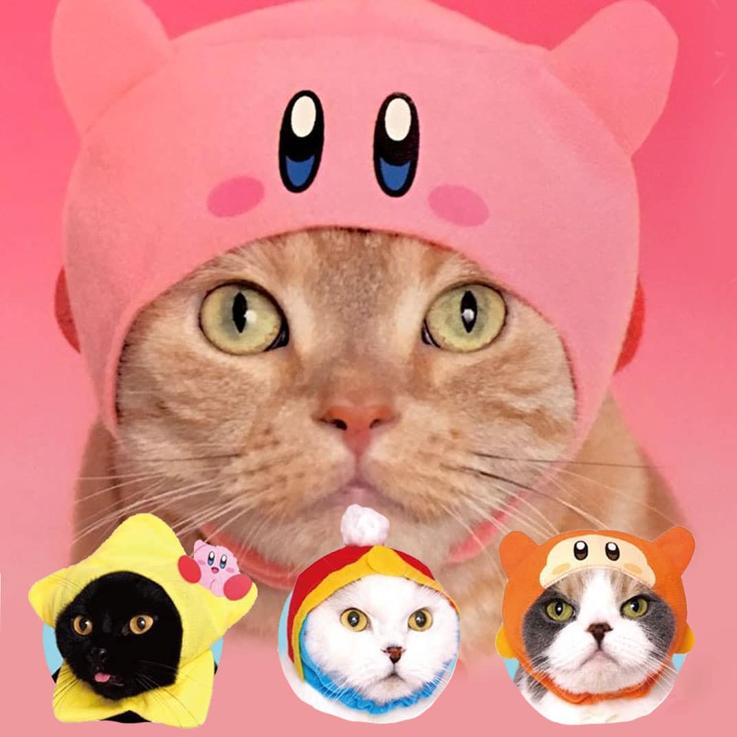 https://shutupandtakemyyen.com/wp-content/uploads/2019/03/Kirby-Hat-For-Cats.jpg